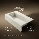 Kohler 713-96 Villager 5' Bath/Lft X-4 Ledge