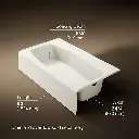 Kohler 714-96 Villager 5' Bath/Rgt X-4 Ledge