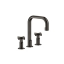 Gessi 58113 Inciso Three Hole Basin Mixer With Spout Chrome 1