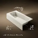 Kohler 715-96 Villager 5' Bath/Left