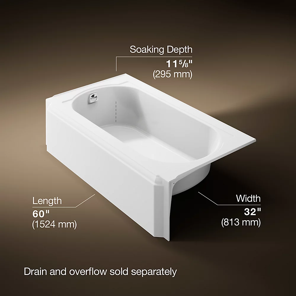 Kohler 721-0 Memoirs 5' Bath/Lh