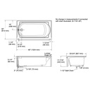 Kohler 721-0 Memoirs 5' Bath/Lh