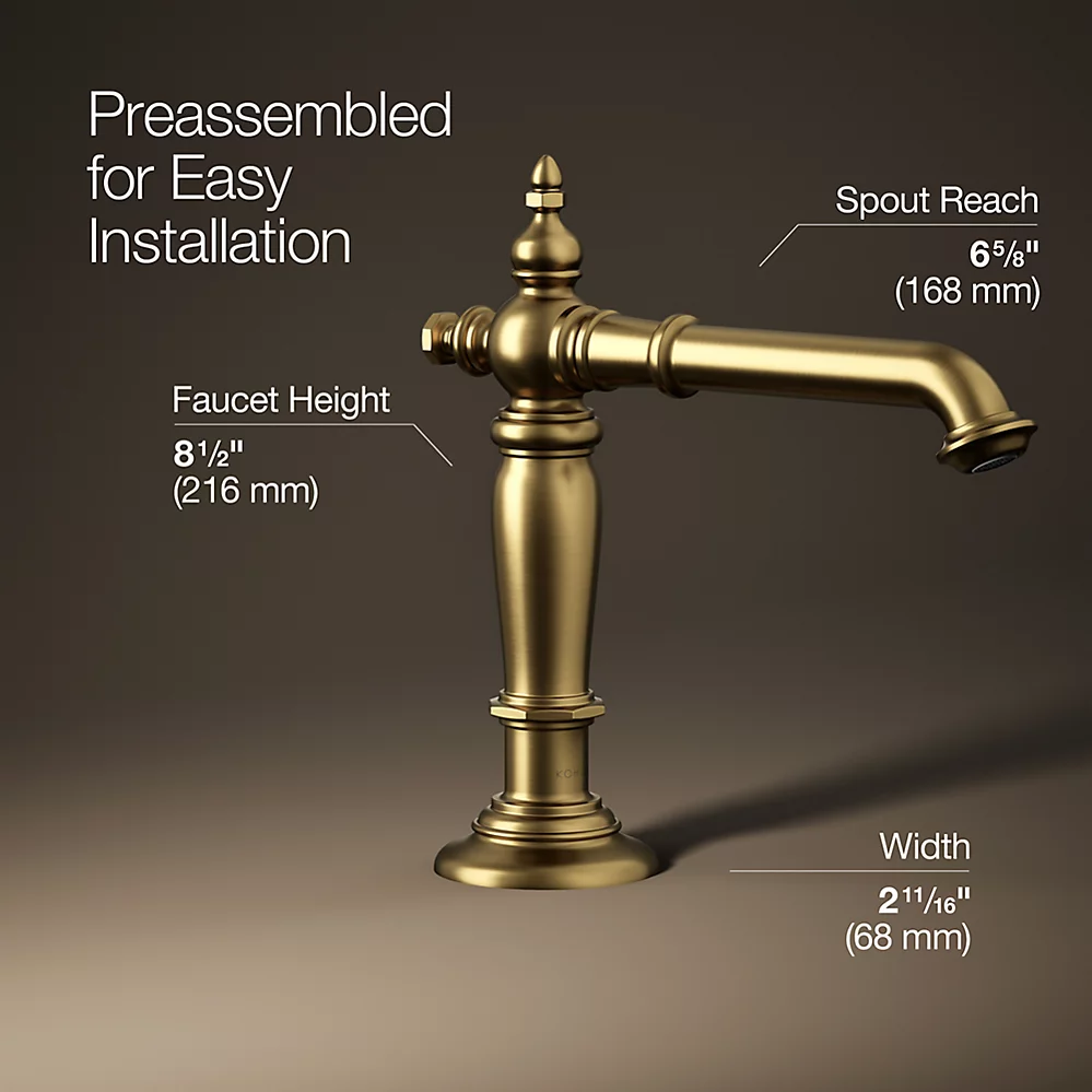 Kohler 72760-2MB Artifacts Widespread Spout Column