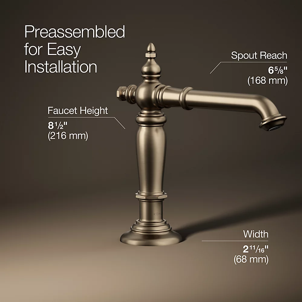Kohler 72760-BV Artifacts Widespread Spout, Column