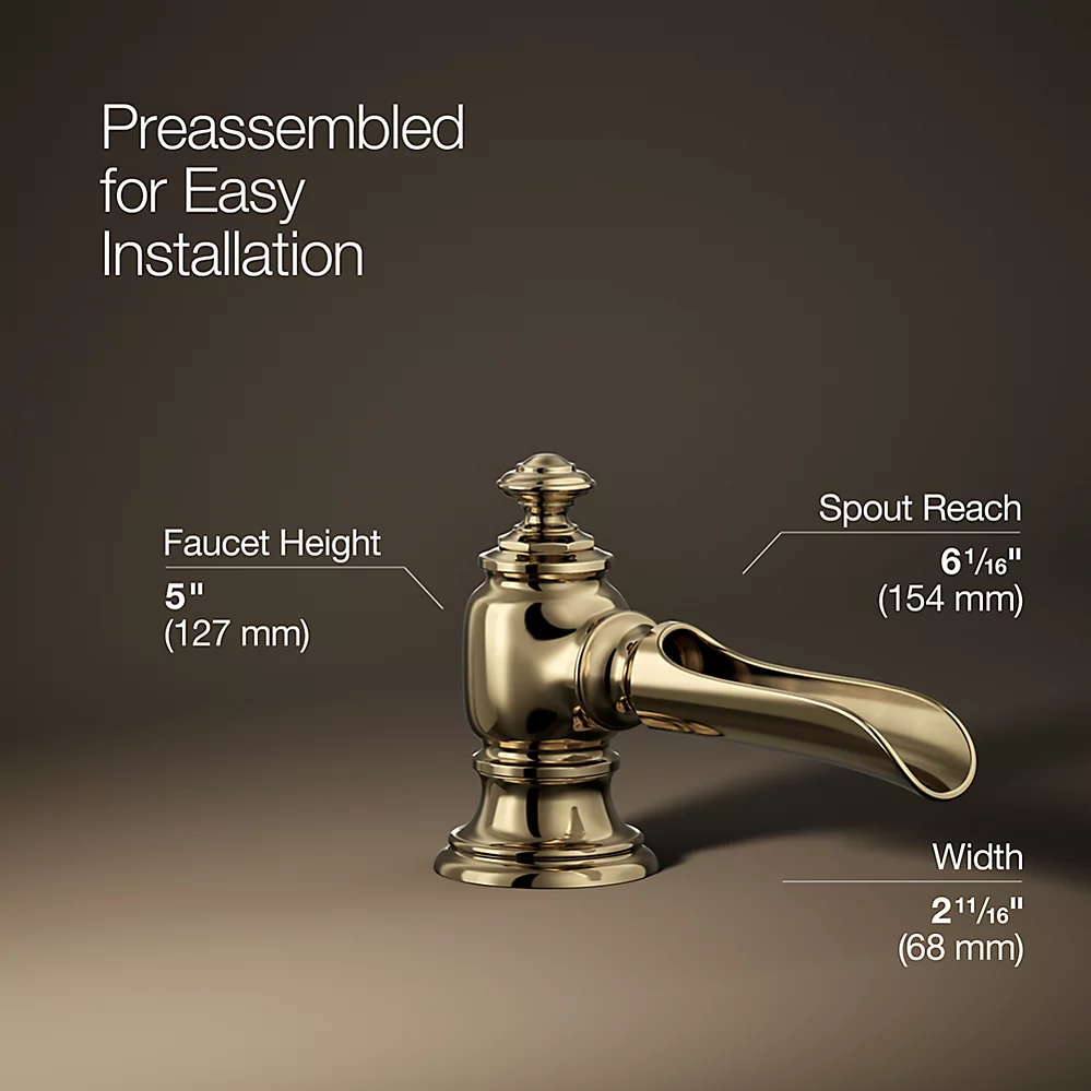Kohler 72761-AF Artifacts Widespread Spout Flume