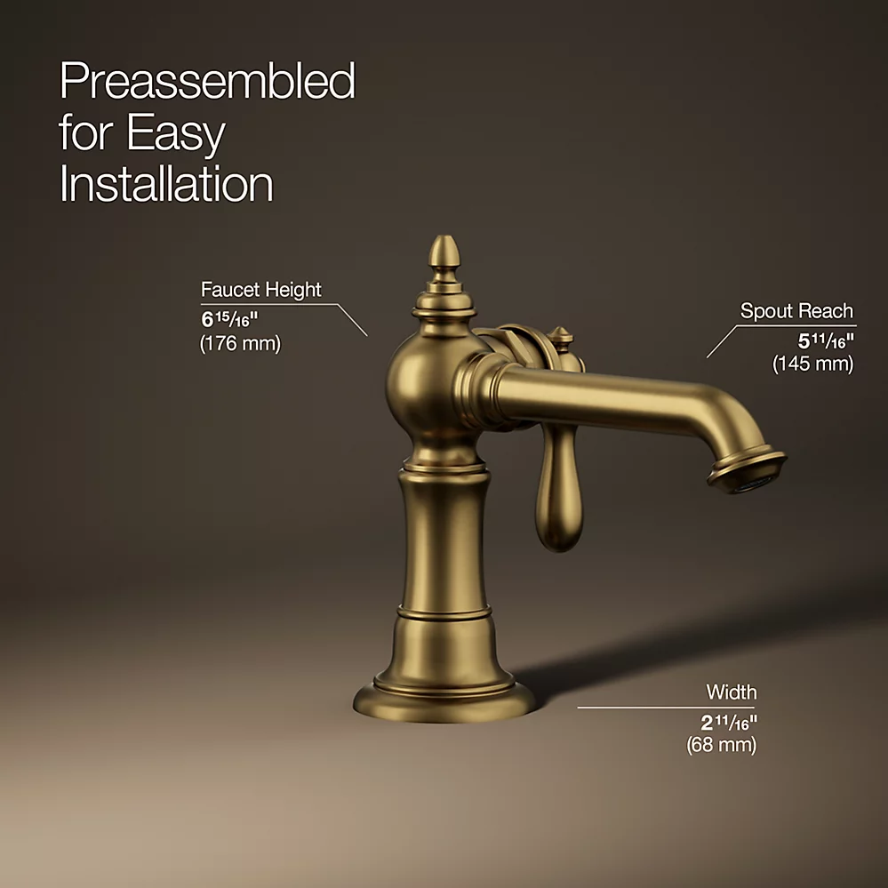 Kohler 72762-9M-2MB Artifacts Single-Handle Faucet