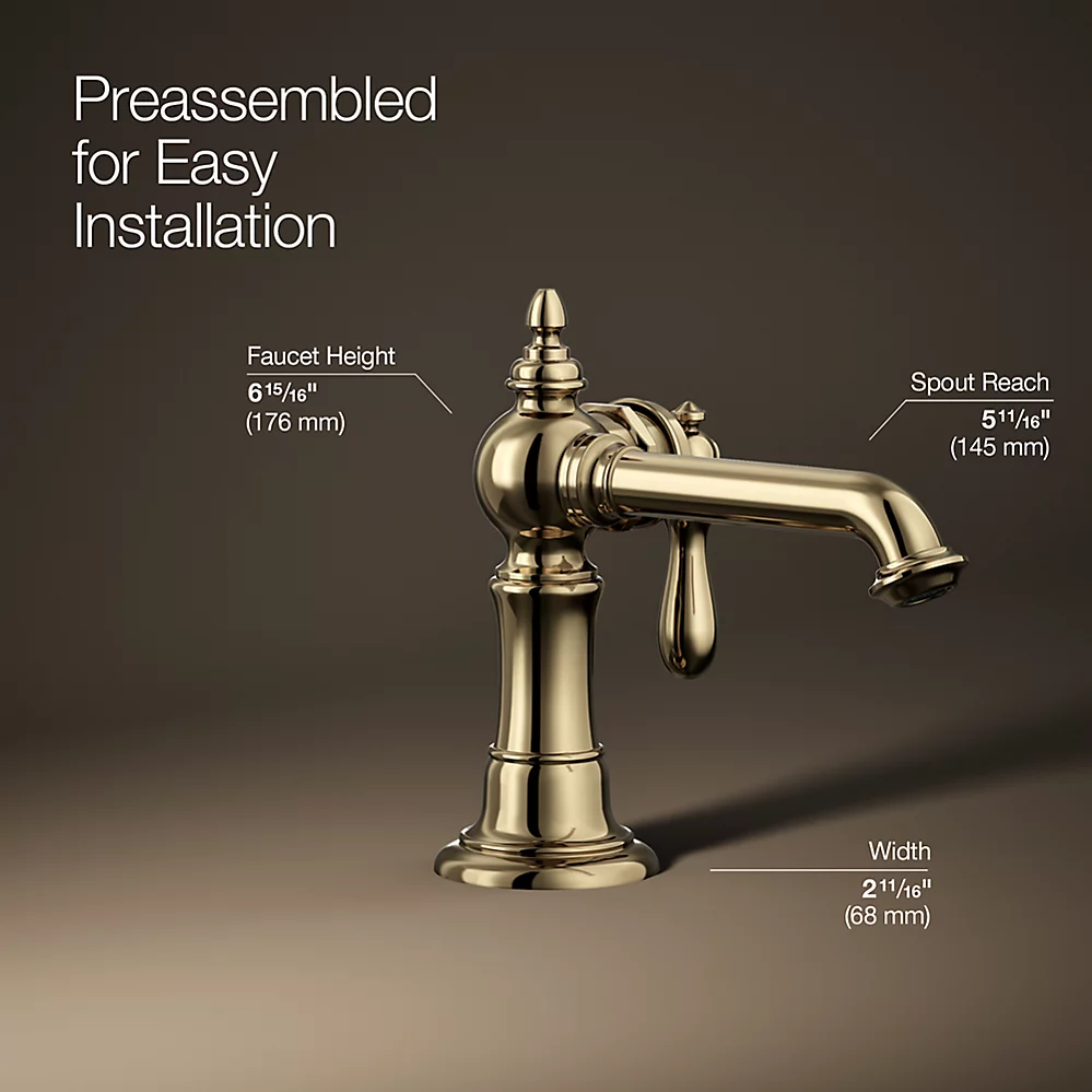 Kohler 72762-9M-AF Artifacts Single-Handle Faucet