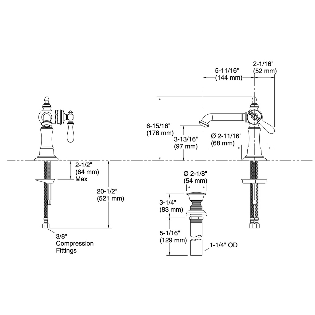 Kohler 72762-9M-BN Artifacts Single-Handle Faucet