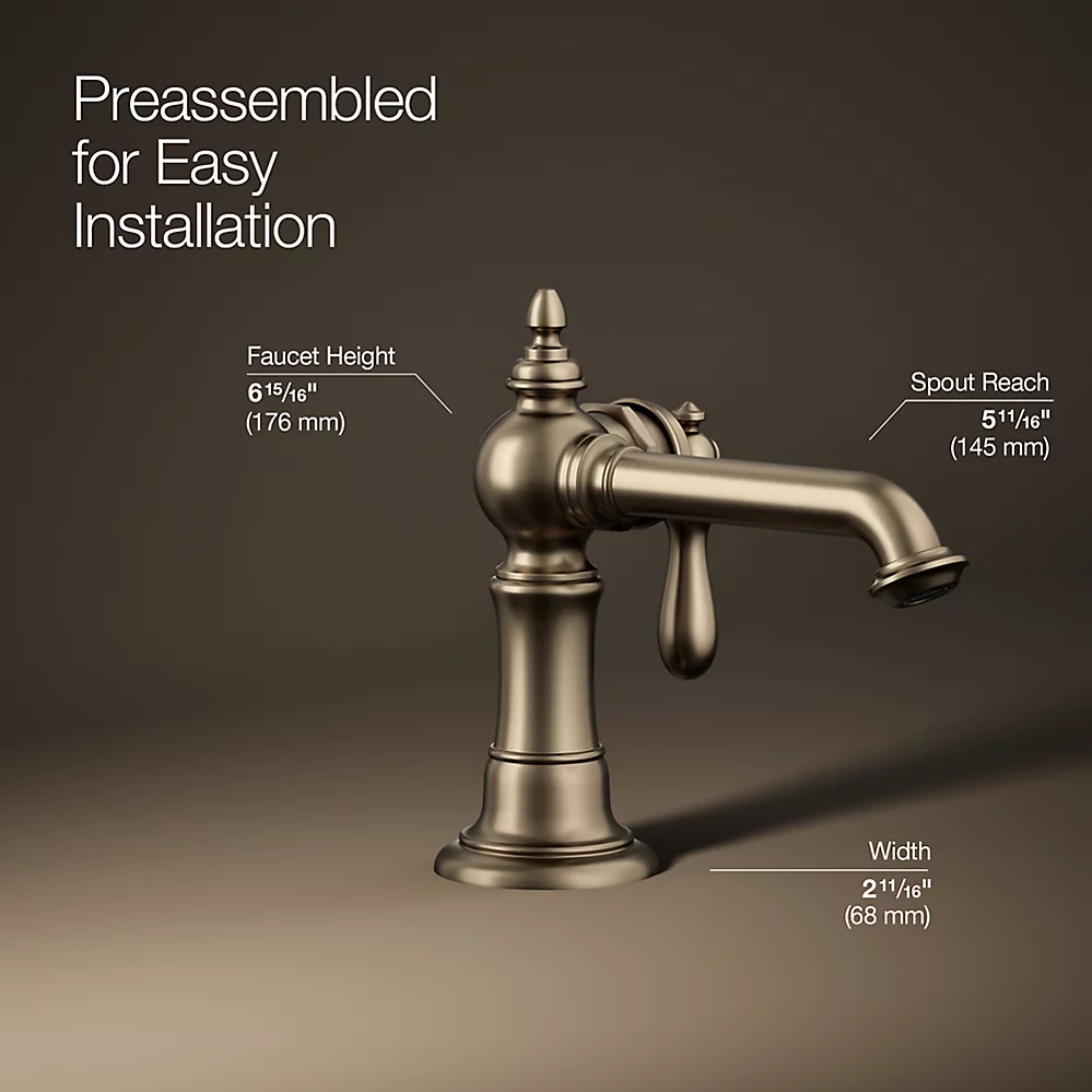 Kohler 72762-9M-BV Artifacts Single-Handle Faucet