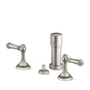 Kohler 72765-4-BN Artifacts Widespread Bidet, Lvr Hdl