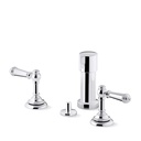 Kohler 72765-4-CP Artifacts Widespread Bidet, Lvr Hdl