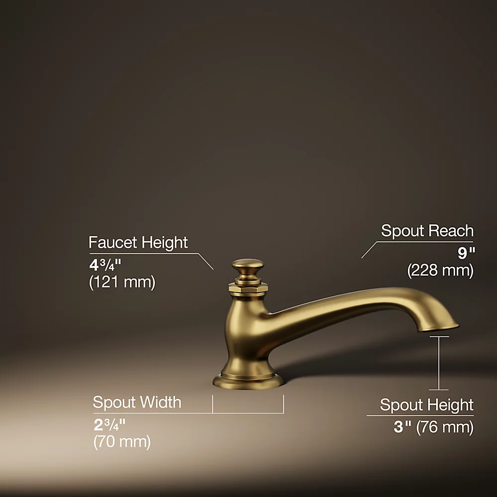 Kohler 72777-2MB Artifacts Dm Bath Spout Flare