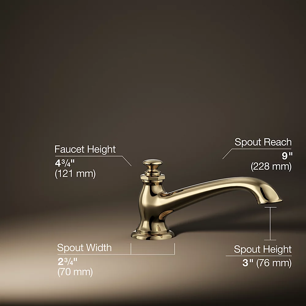 Kohler 72777-AF Artifacts Dm Bath Spout Flare