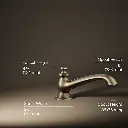 Kohler 72777-BV Artifacts Dm Bath Spout, Flare