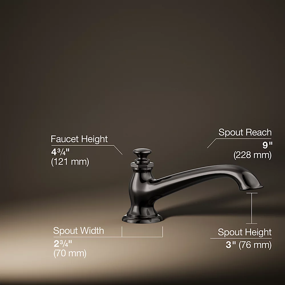 Kohler 72777-TT Artifacts Dm Bath Spout Flare
