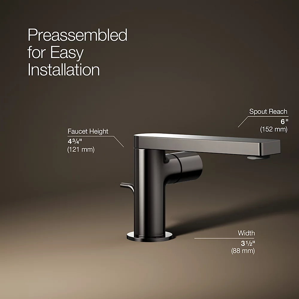 Kohler 73050-7-TT Composed Single-Handle Faucet, Cylinder