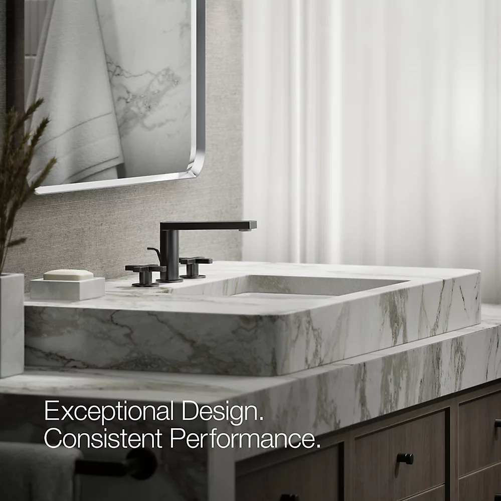Kohler 73060-3-BL Composed Widespread Faucet Cross