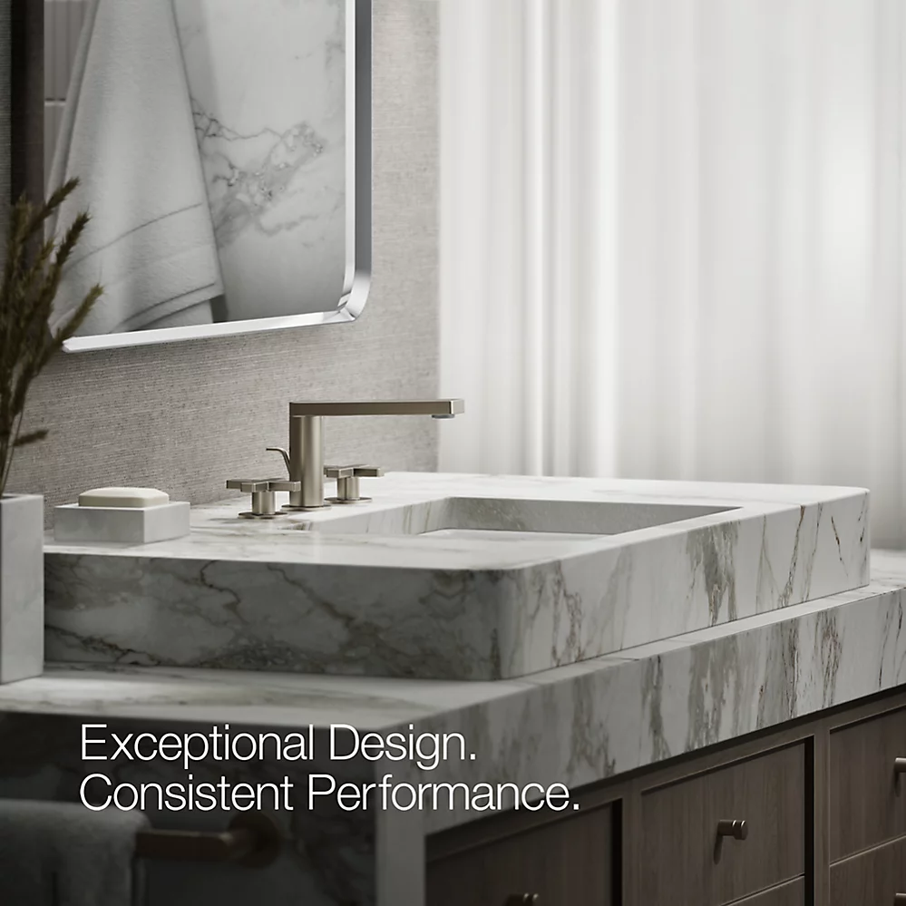 Kohler 73060-3-BN Composed Widespread Faucet Cross