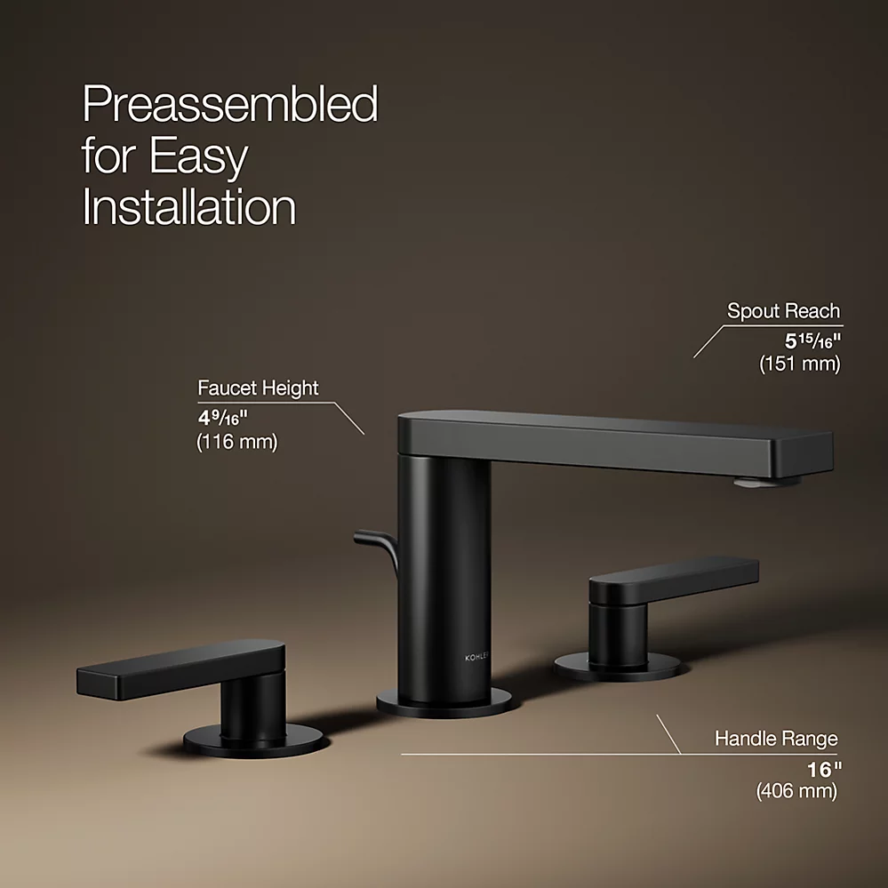 Kohler 73060-4-BL Composed Widespread Faucet Lever