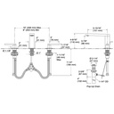 Kohler 73060-4-BN Composed Widespread Faucet Lever