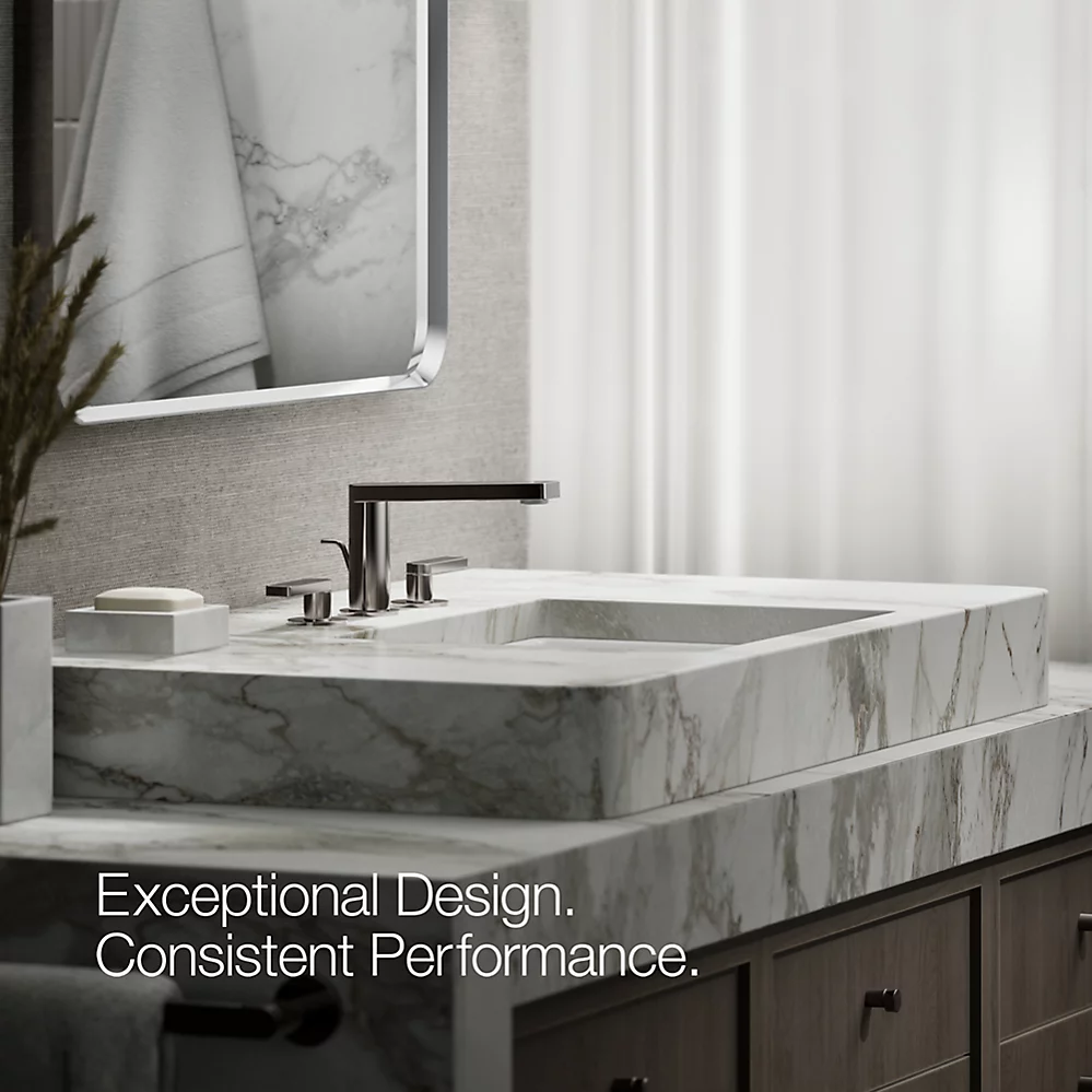 Kohler 73060-4-TT Composed Widespread Faucet, Lever