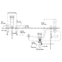 Kohler 73077-4-CP Composed Widespread Bidet Faucet, Lvr