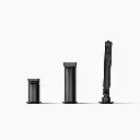 Kohler 73078-4-BL Composed 3Hole Bath Filler W/ Handshower