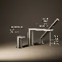 Kohler 73078-4-BN Composed 3 Hle Bath Filler & Handshower