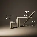 Kohler 73078-4-BV Composed 3 Hle Bath Filler & Handshower