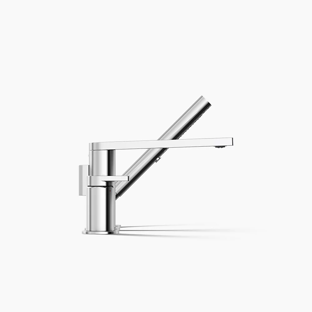 Kohler 73078-4-CP Composed 3 Hole Bath Filler & Handshower