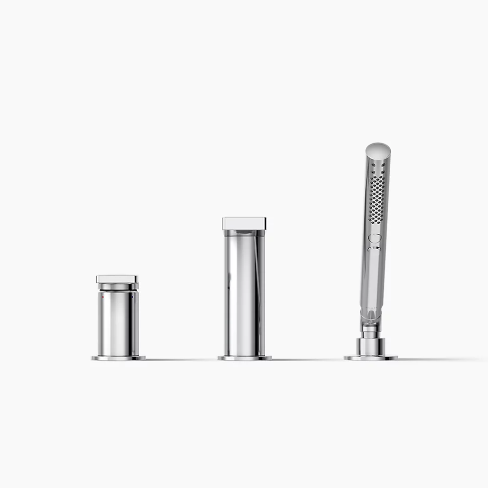 Kohler 73078-4-CP Composed 3 Hole Bath Filler & Handshower