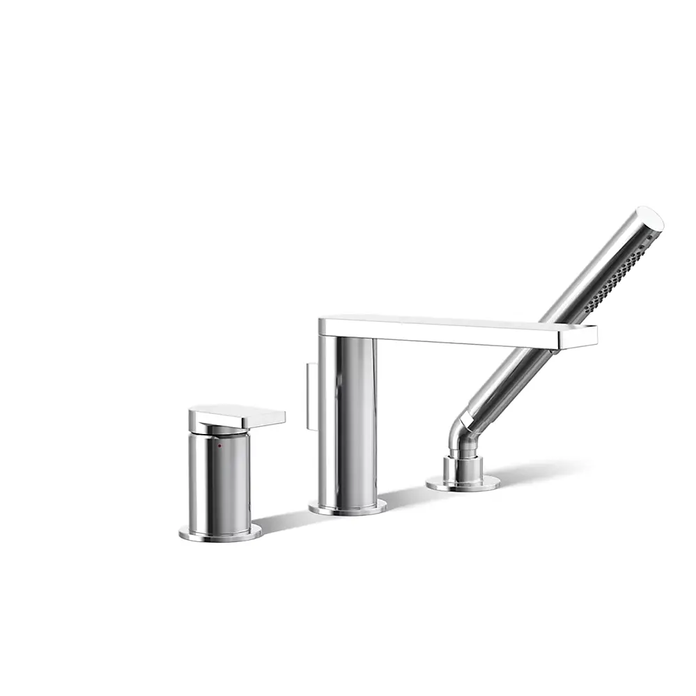 Kohler 73078-4-CP Composed 3 Hole Bath Filler & Handshower