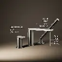 Kohler 73078-4-SN Composed 3 Hle Bath Filler & Handshower