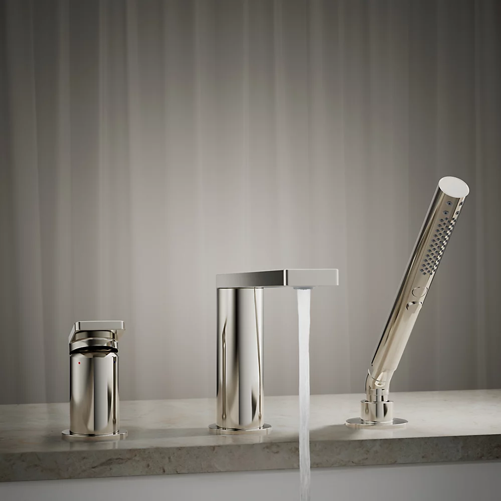 Kohler 73078-4-SN Composed 3 Hle Bath Filler & Handshower