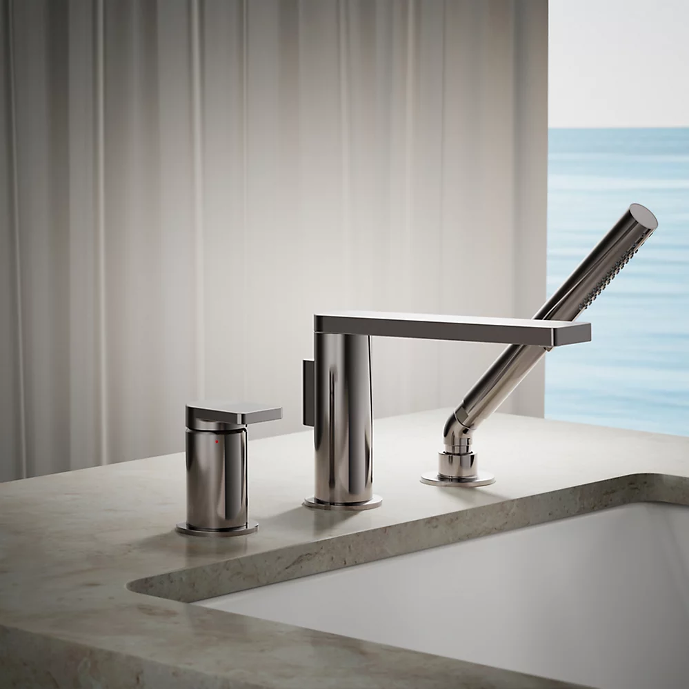 Kohler 73078-4-TT Composed 3 Hole Bath Filler & Handshower