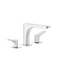 Gessi 59012 Rilievo Widespread Washbasin Mixer Chrome 1