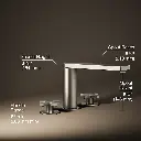 Kohler 73081-3-BN Composed Deck-Mount Bath Faucet Cross