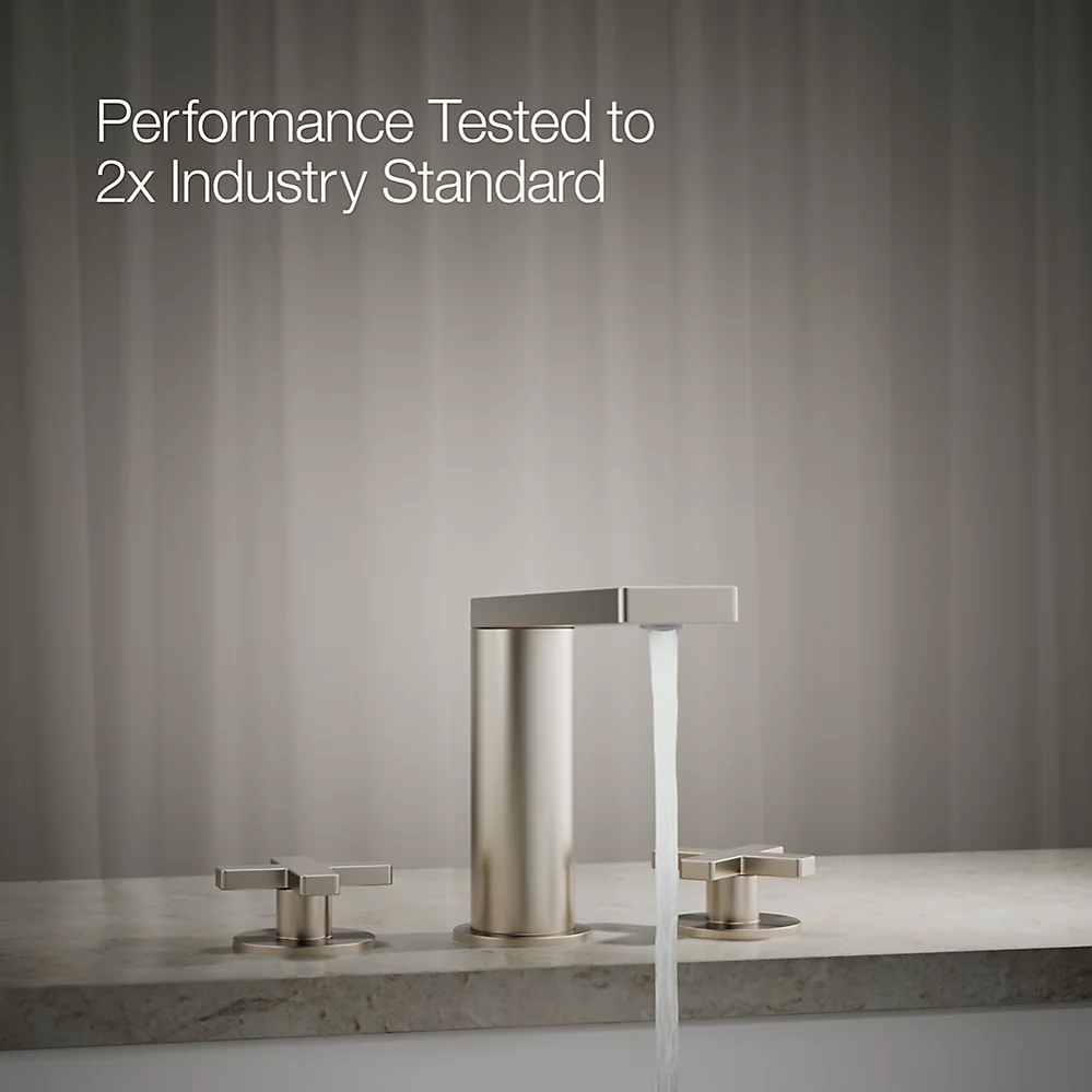 Kohler 73081-3-BN Composed Deck-Mount Bath Faucet Cross