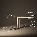 Kohler 73081-3-BV Composed Deck-Mount Bath Faucet Cross