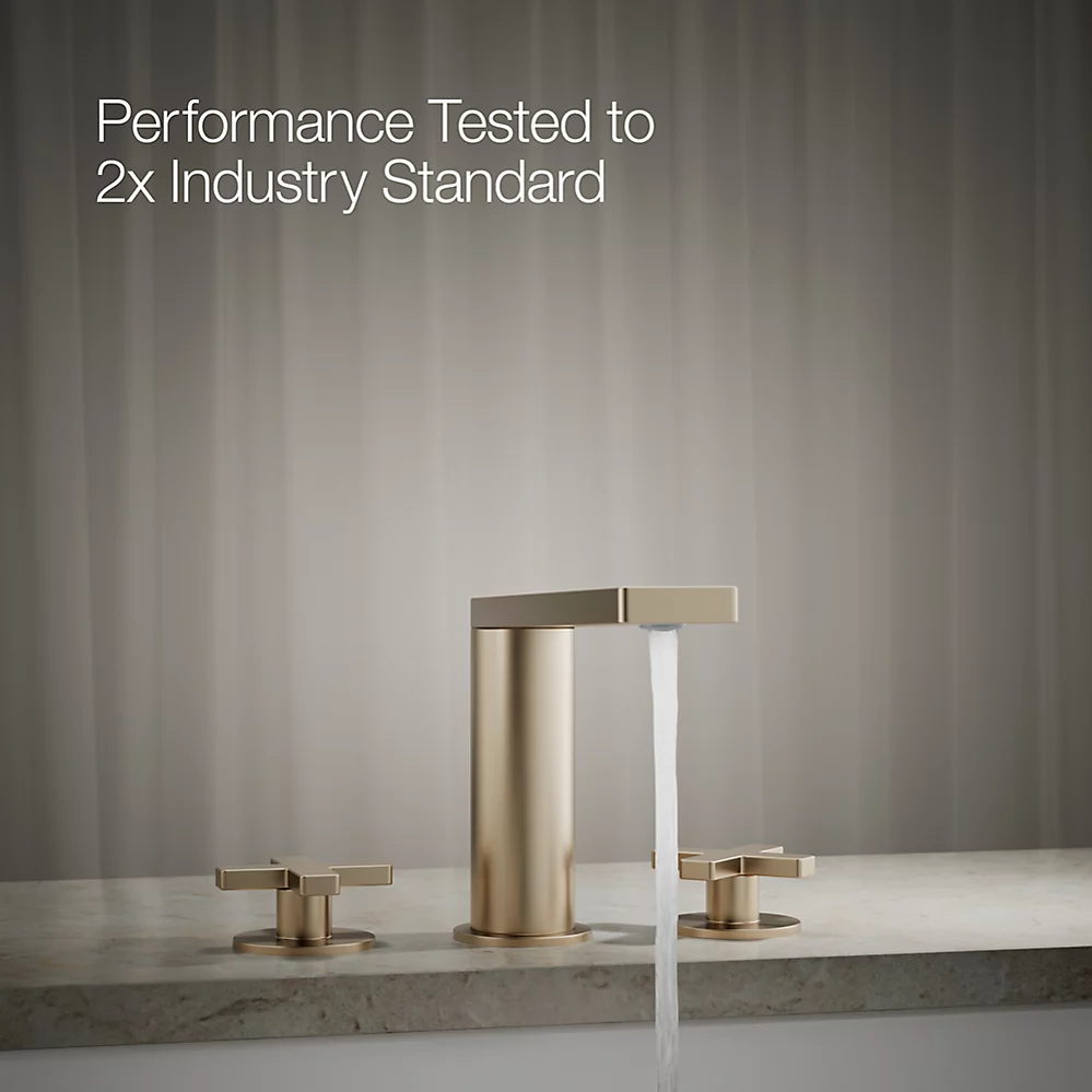 Kohler 73081-3-BV Composed Deck-Mount Bath Faucet Cross