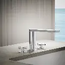 Kohler 73081-3-CP Composed Deck-Mount Bath Faucet, Cross