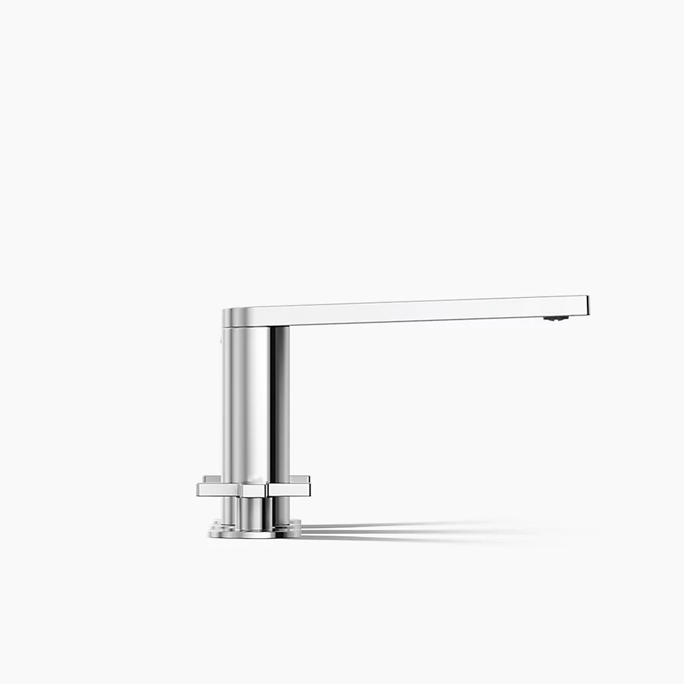 Kohler 73081-3-CP Composed Deck-Mount Bath Faucet, Cross