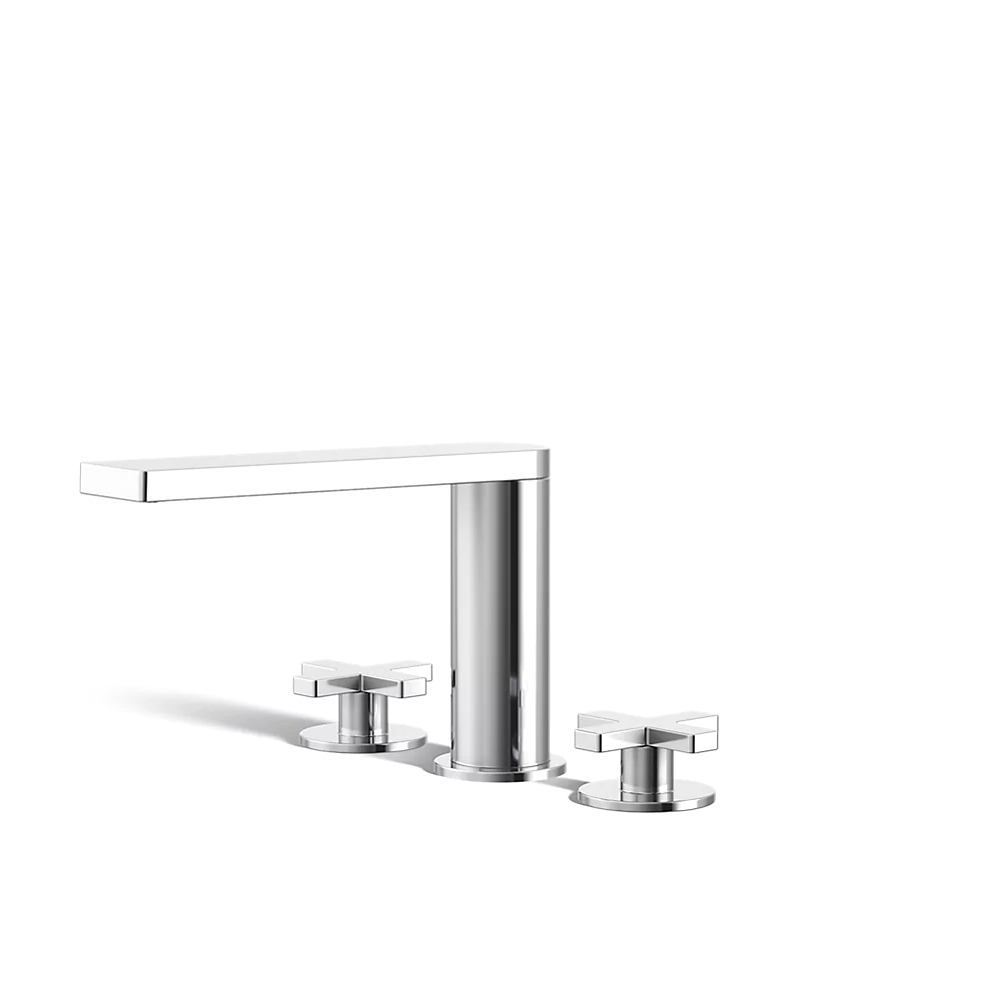 Kohler 73081-3-CP Composed Deck-Mount Bath Faucet, Cross