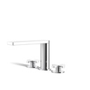 Kohler 73081-3-CP Composed Deck-Mount Bath Faucet, Cross
