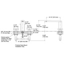Kohler 73081-3-CP Composed Deck-Mount Bath Faucet, Cross