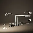 Kohler 73081-3-SN Composed Deck-Mount Bath Faucet Cross