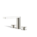 Kohler 73081-3-SN Composed Deck-Mount Bath Faucet Cross