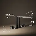 Kohler 73081-3-TT Composed Deck-Mount Bath Faucet, Cross