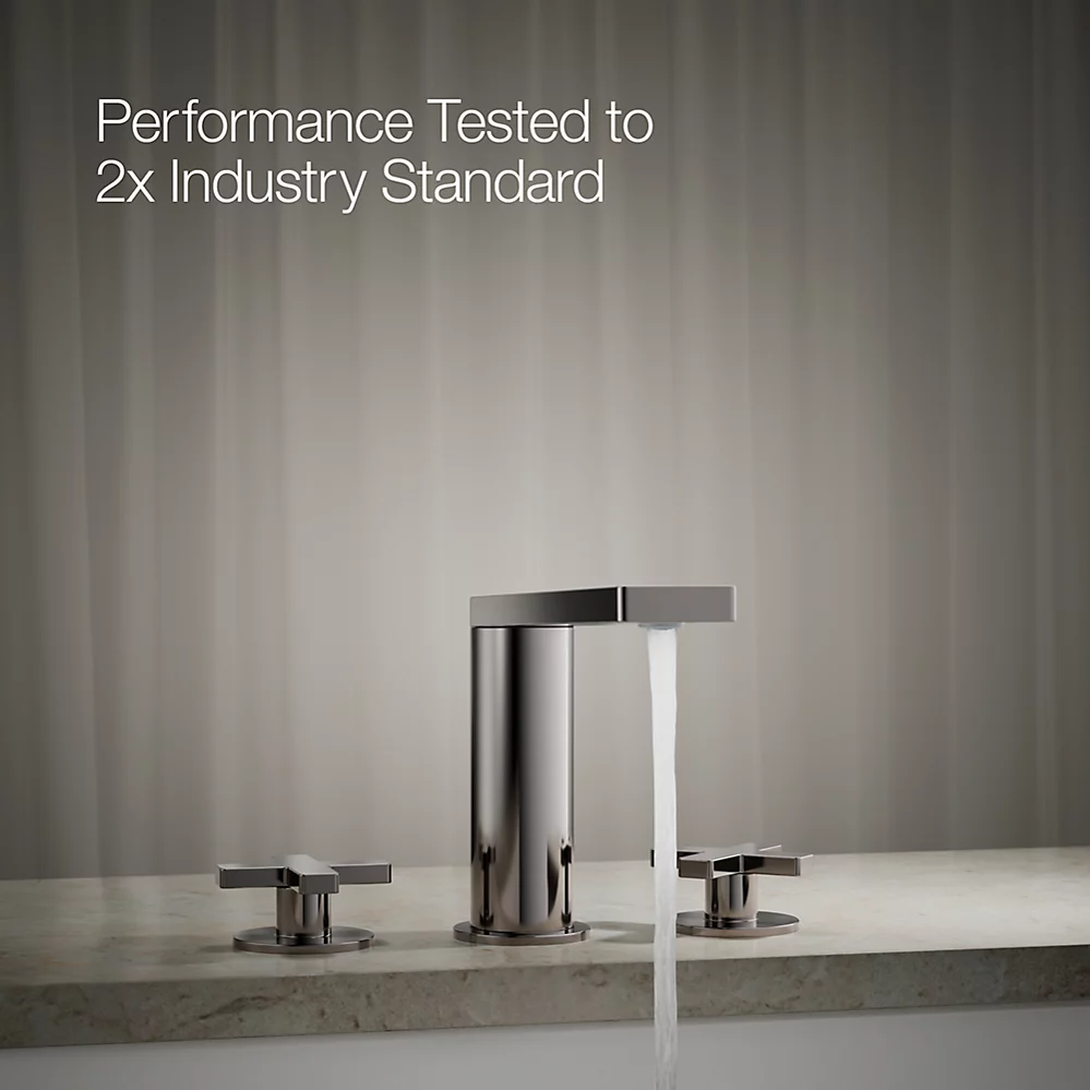 Kohler 73081-3-TT Composed Deck-Mount Bath Faucet, Cross