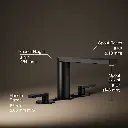 Kohler 73081-4-BL Composed Deck-Mount Bath Faucet Lever